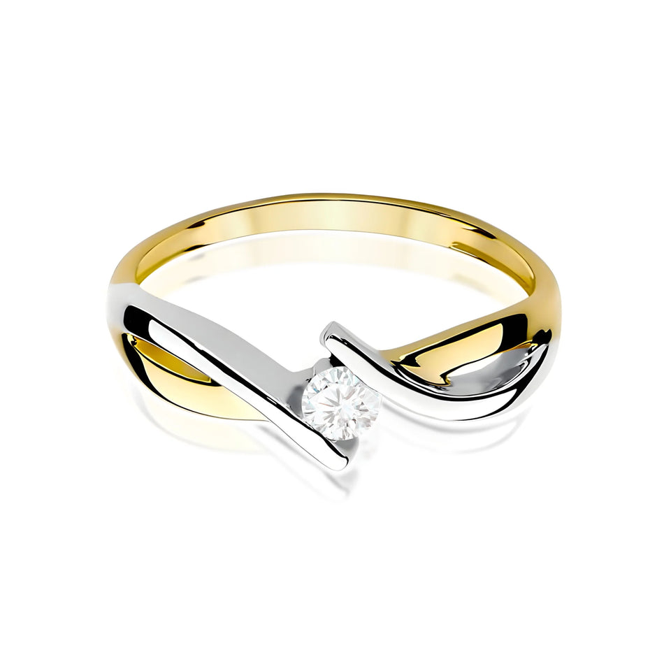 14k (585) Gold Ring | 0.10ct Diamond | GREMARI Jewelry
