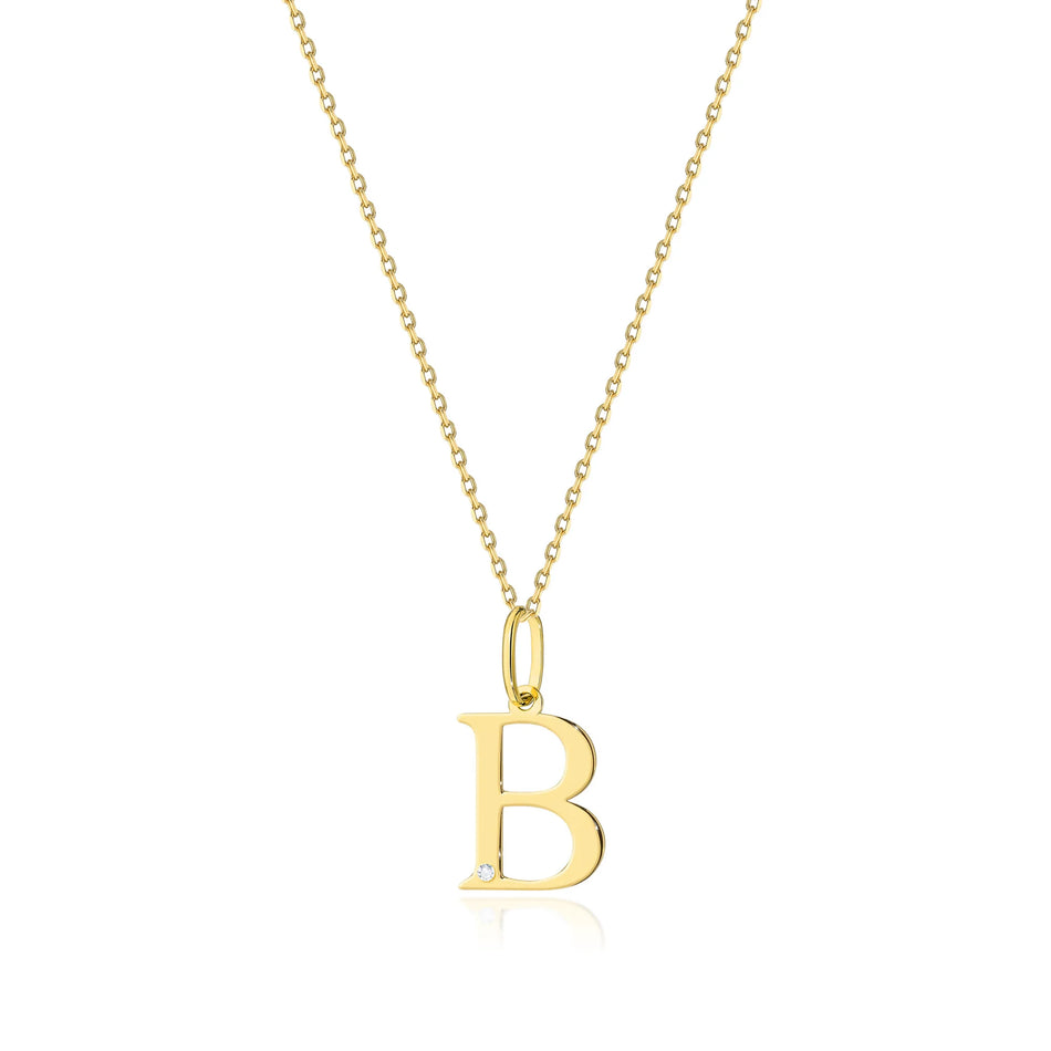 14-carat gold necklace with 0.005ct diamond. Excellent gift. Authenticity of diamond is confirmed by a certificate.