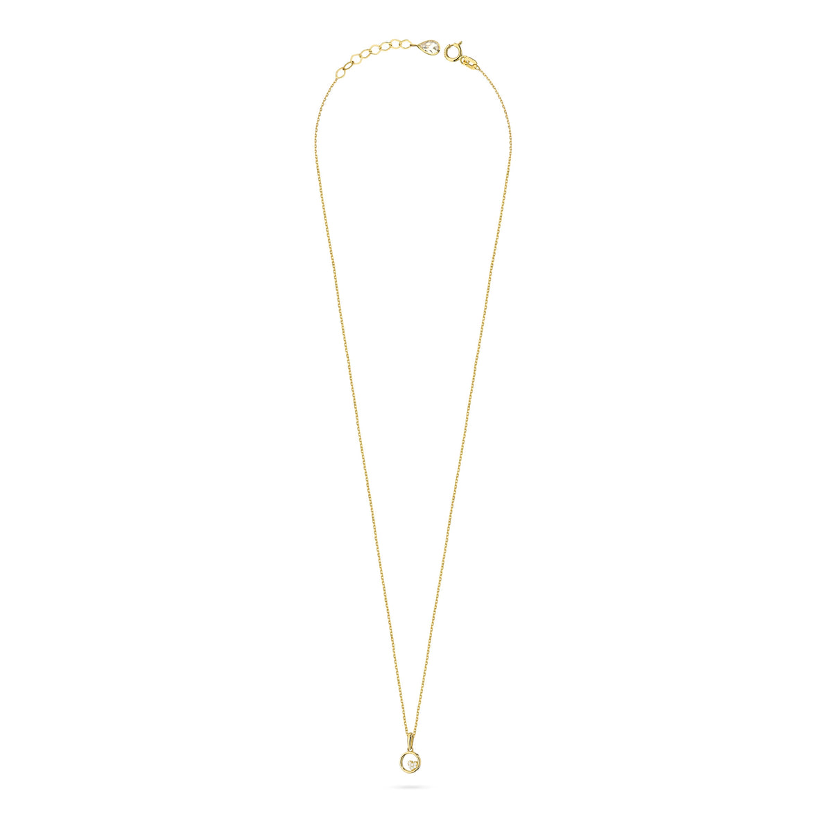 14k Gold (585) Halskette | Herzförmiger Anhänger & Zirkonia | GREMARI Schmuck