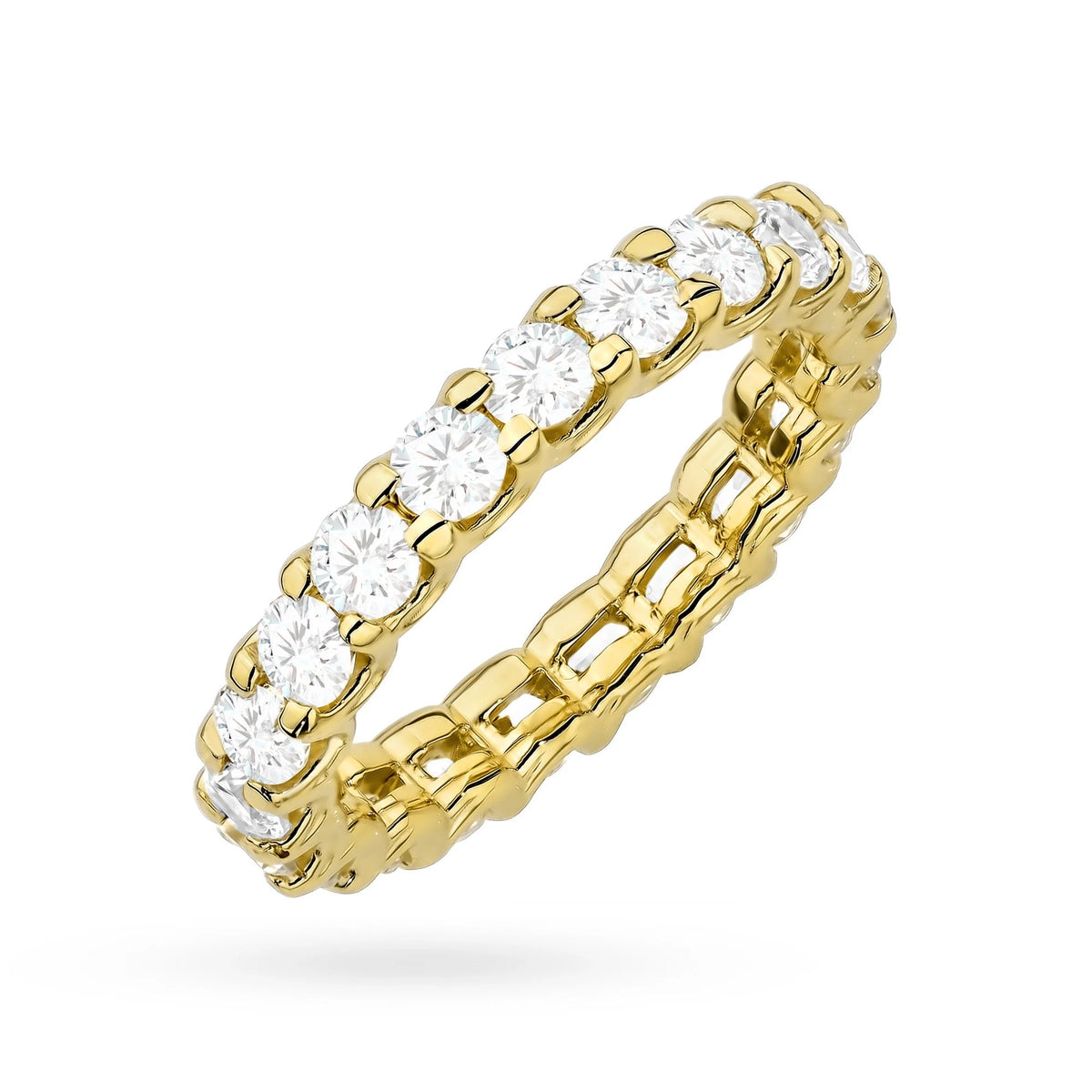 Ring aus 14-karätigem (585) Gold mit 0,08 ct Diamanten. Perfekt als Geschenk.