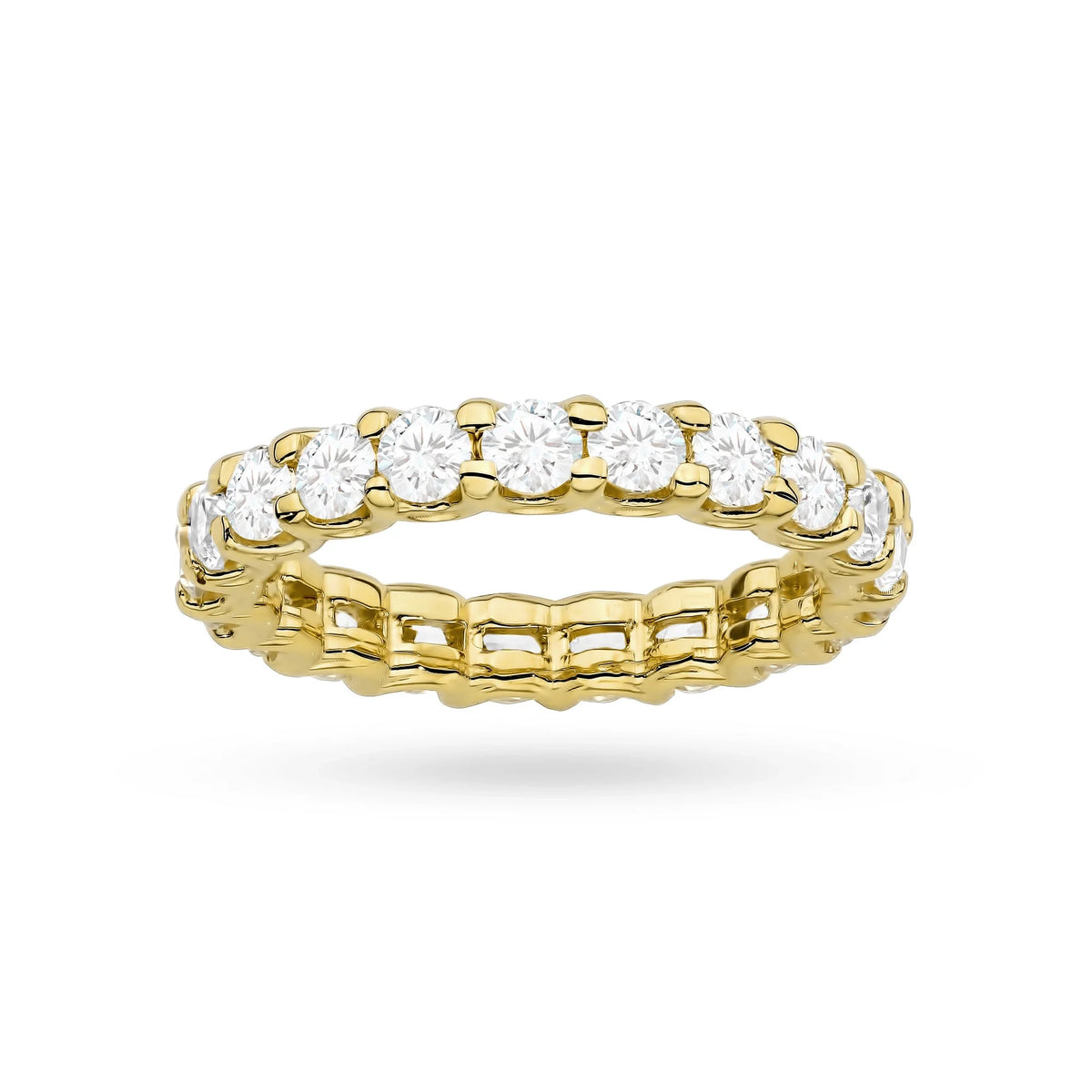 Ring aus 14-karätigem (585) Gold mit 0,08 ct Diamanten. Perfekt als Geschenk.