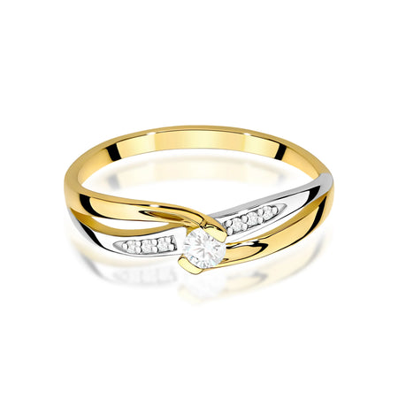 14k (585)Gold Rings | 0.10ct and 0.03ct Diamonds | GREMARI Jewelry

