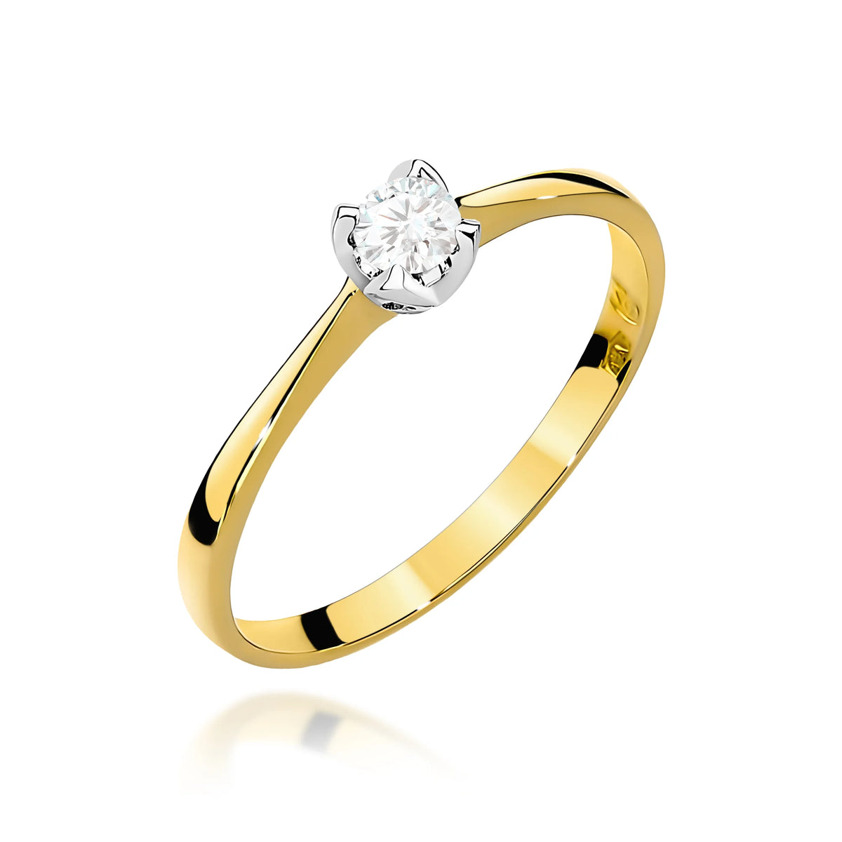 14k (585) Gold Ring | 0.10ct Diamond | GREMARI Jewelry