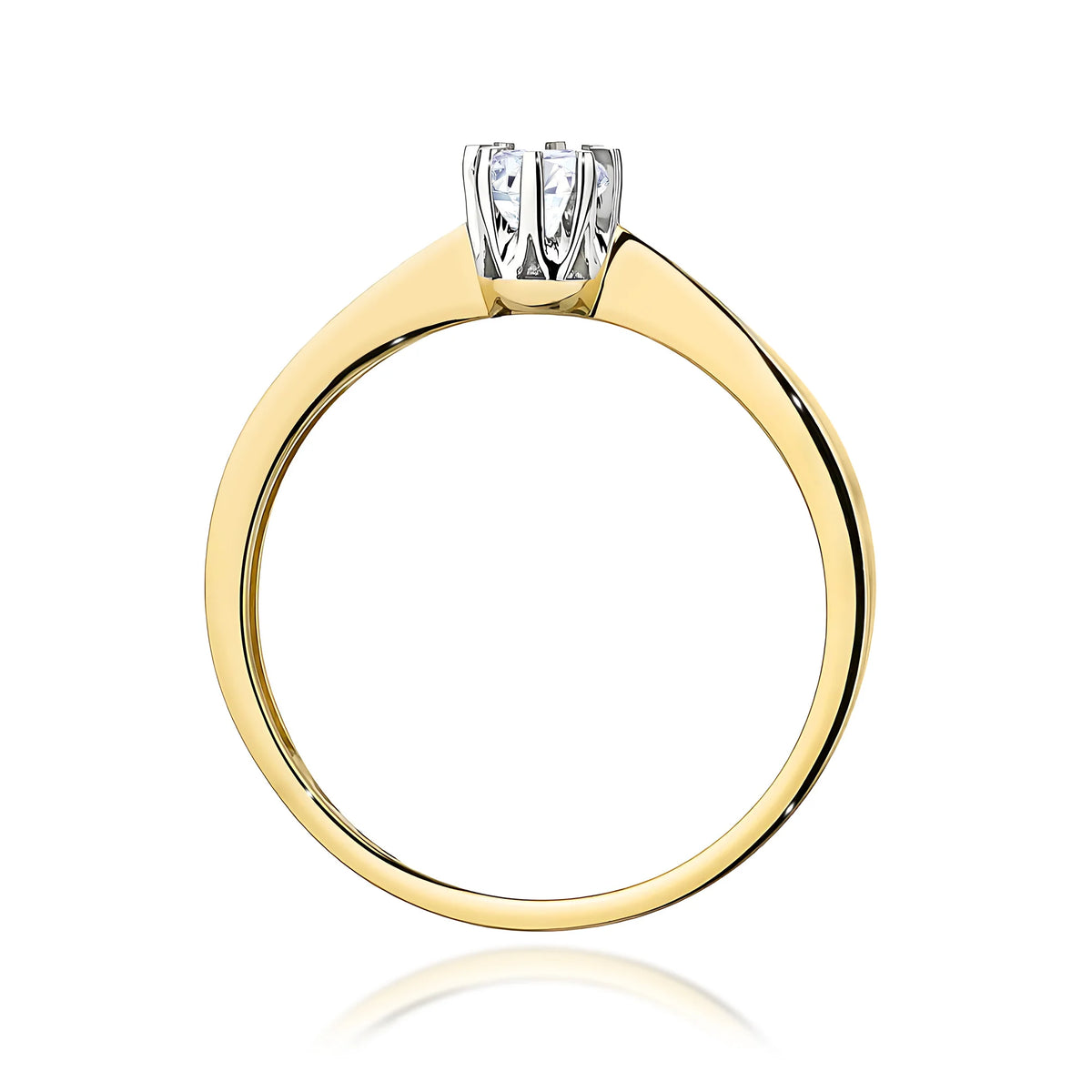 14k (585) Gold Ring | 0.15ct Diamond | GREMARI Jewelry