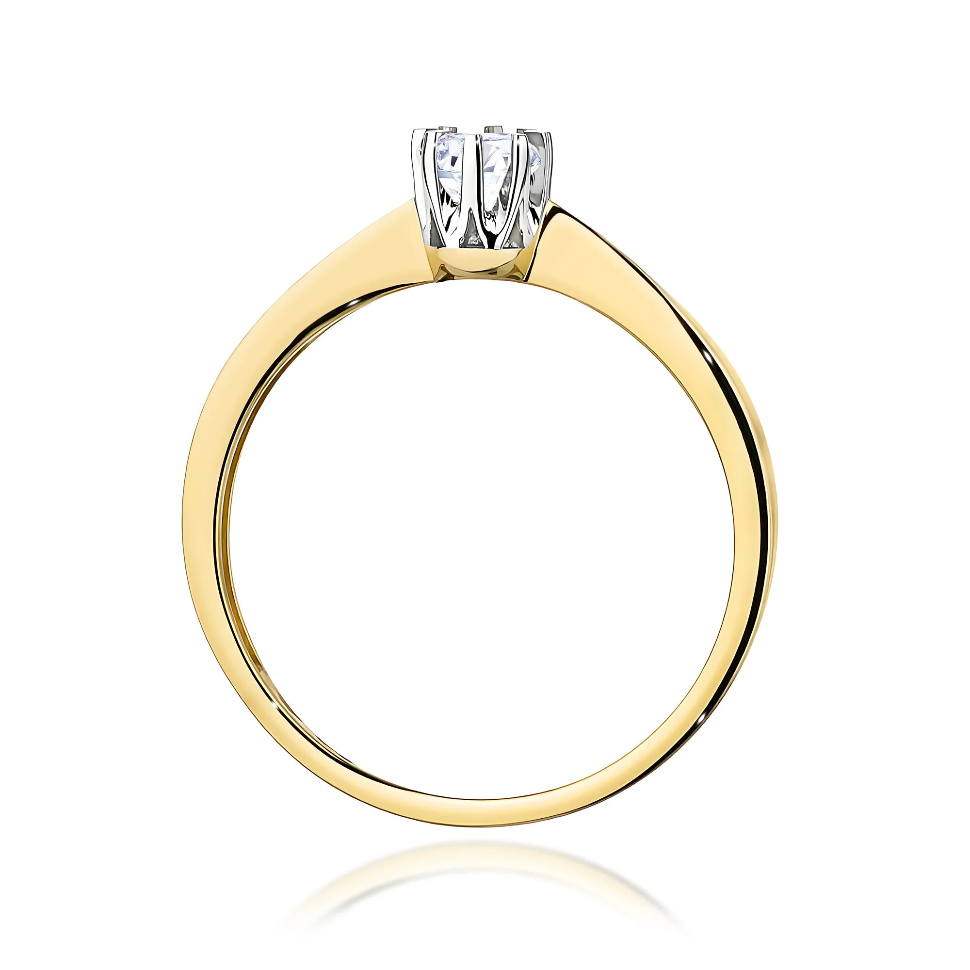 14k (585) Gold Ring | 0.15ct Diamond | GREMARI Jewelry