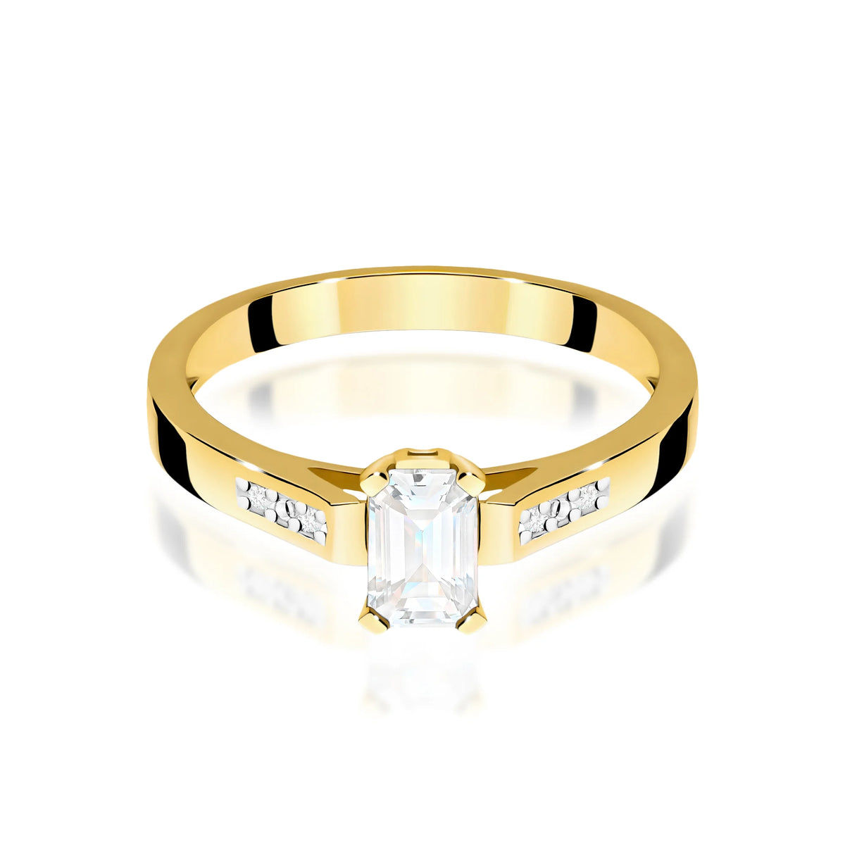 14k (585) Gold Rings | 0.60ct and 0.04ct Lab-diamonds | GREMARI Jewelry
