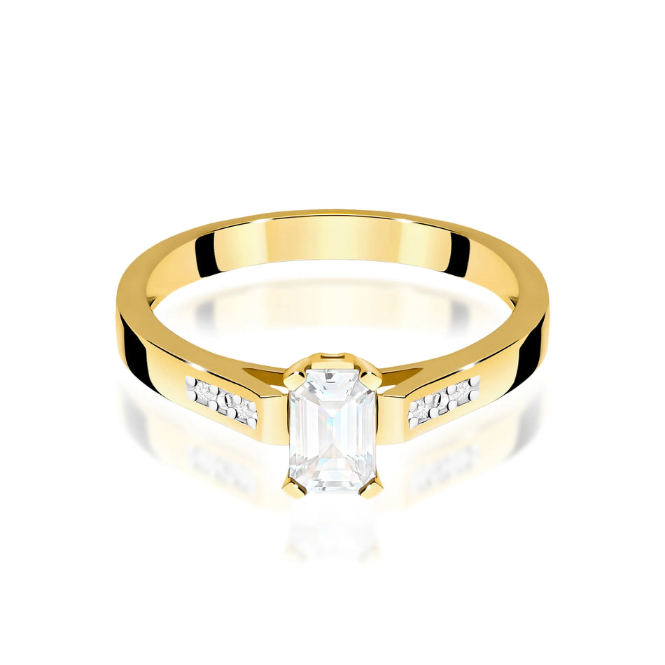 14k (585) Gold Rings | 0.60ct and 0.04ct Lab-diamonds | GREMARI Jewelry
