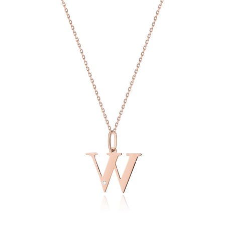 14-carat rose gold necklace with 0.005ct diamond. Excellent gift. Authenticity of diamond is confirmed by a certificate.