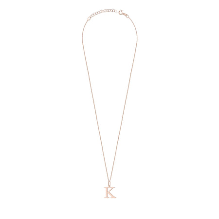 14-carat rose gold necklace with 0.005ct diamond. Excellent gift. Authenticity of diamond is confirmed by a certificate.