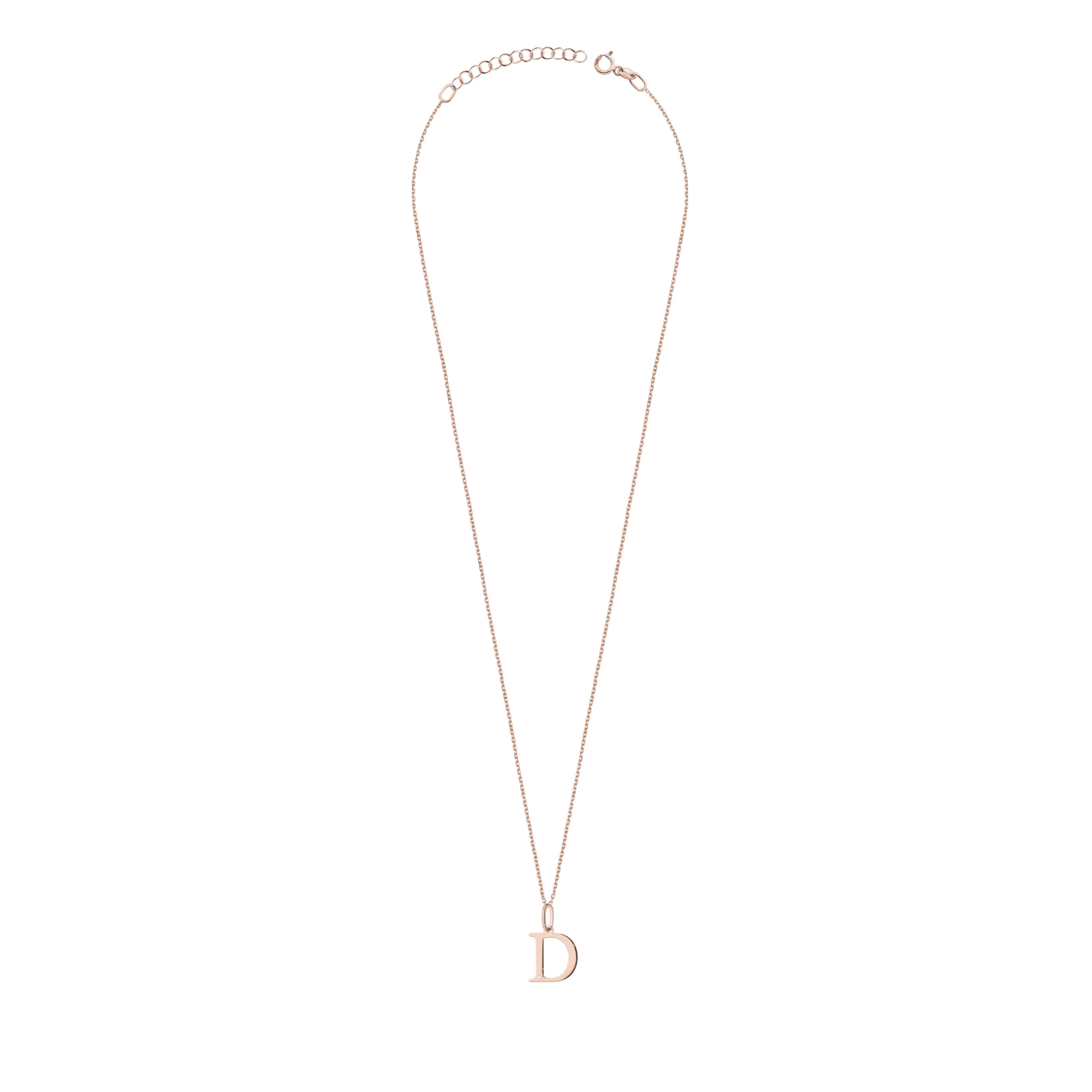 14-carat rose gold necklace with 0.005ct diamond. Excellent gift. Authenticity of diamond is confirmed by a certificate.