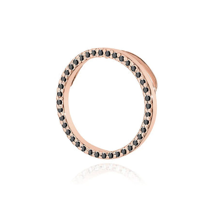 zlatý přívěsek s 0,20ct černými diamanty z0442-dib-01