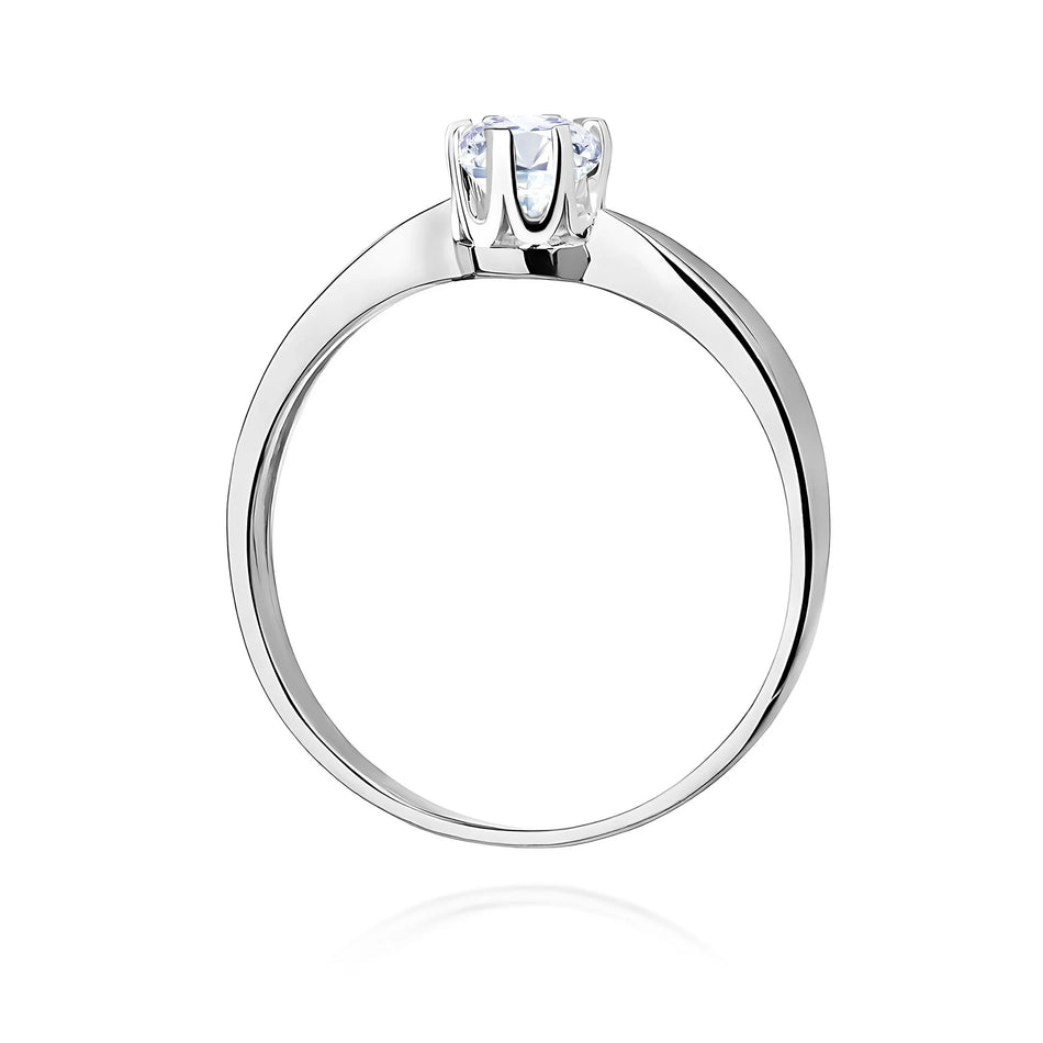 14k (585) White Gold Ring | 0.70ct Diamond | GREMARI Jewelry