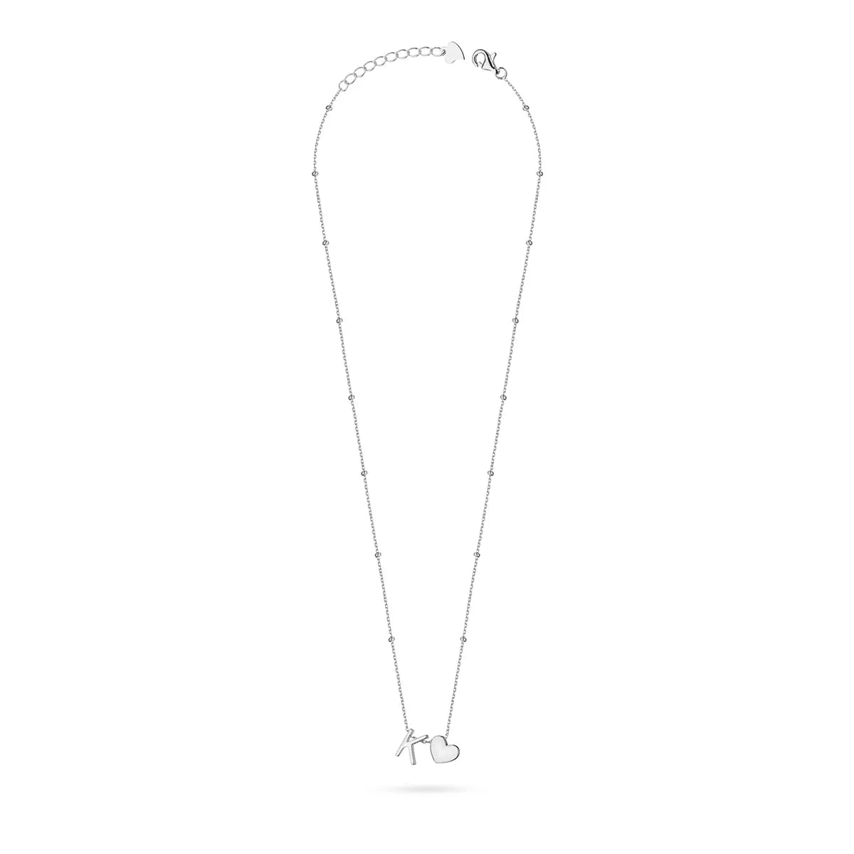 Sterling Silver (925) Necklace | Letter K Pendant | Personalized Stylish Gift