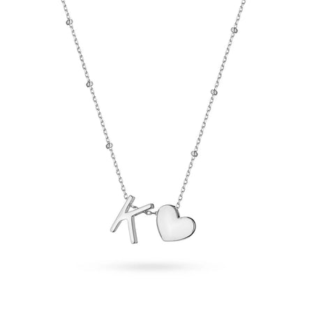 Sterling Silver (925) Necklace | Letter K Pendant | Personalized Stylish Gift