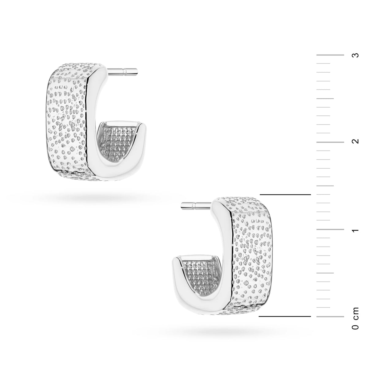 Boucles d'oreilles en argent sterling (925) | Design géométrique | Bijoux GREMARI