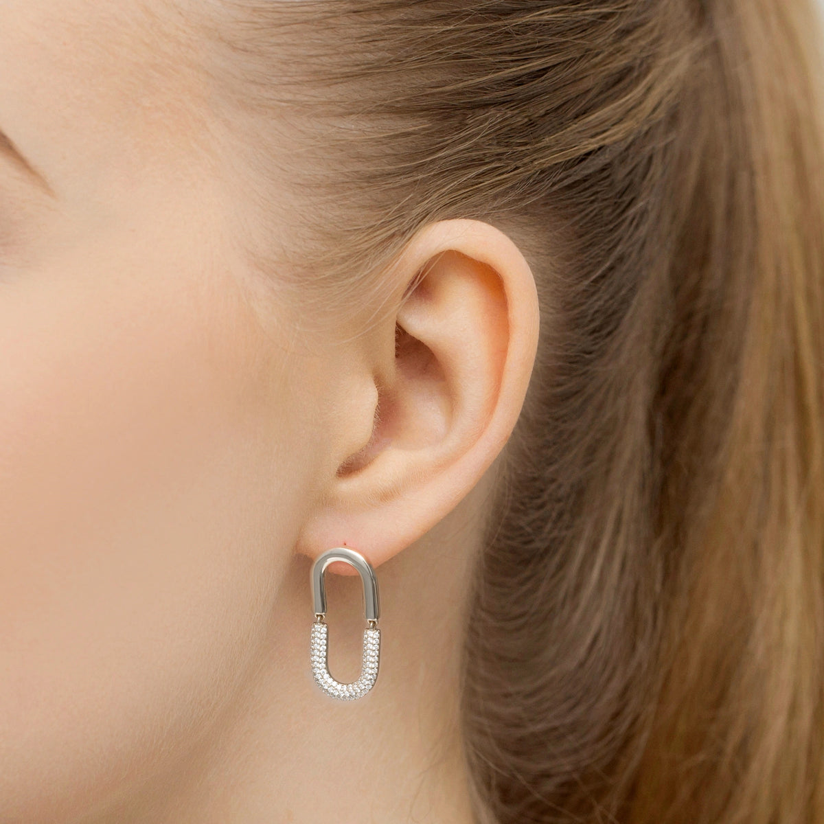 Silver (925) Stud Earrings | Zirconia | GREMARI Jewelry
