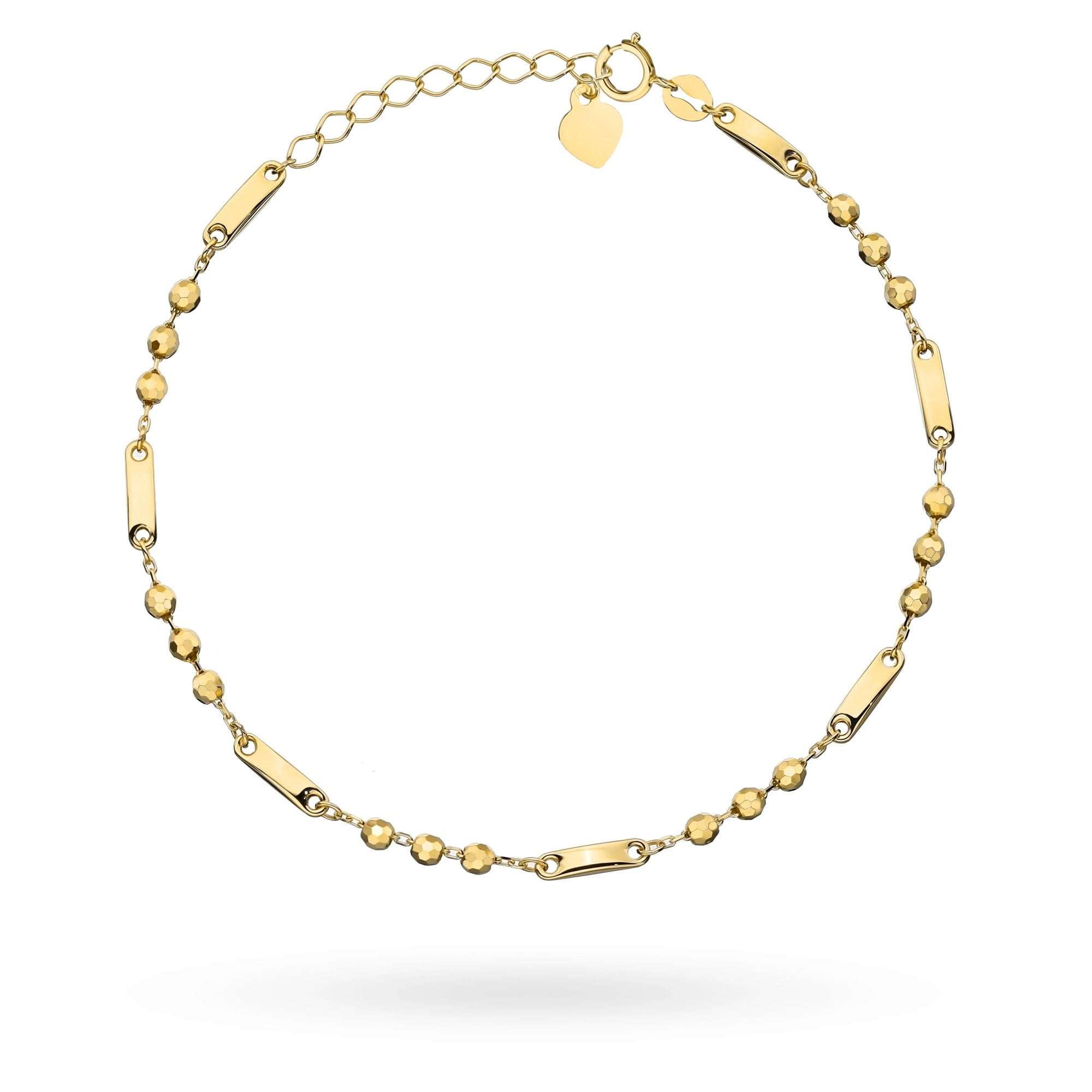 gold-bracelet-with-plates-and-beads-kleur-b-gw-355-585