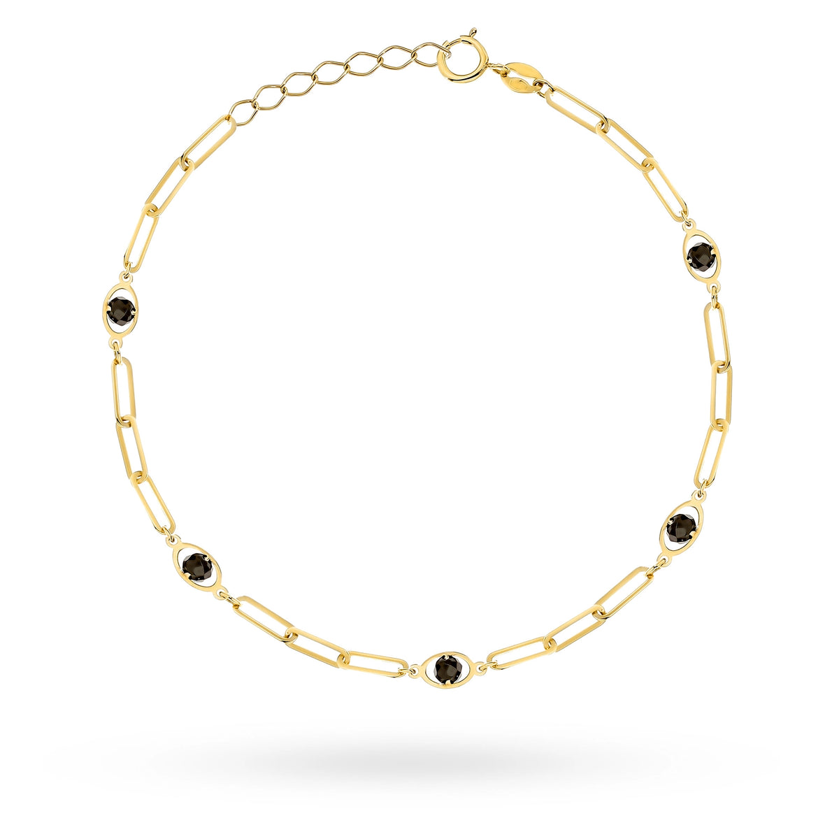 gold-bracelet-with-links-and-black-zirconia-b-gw-452-585