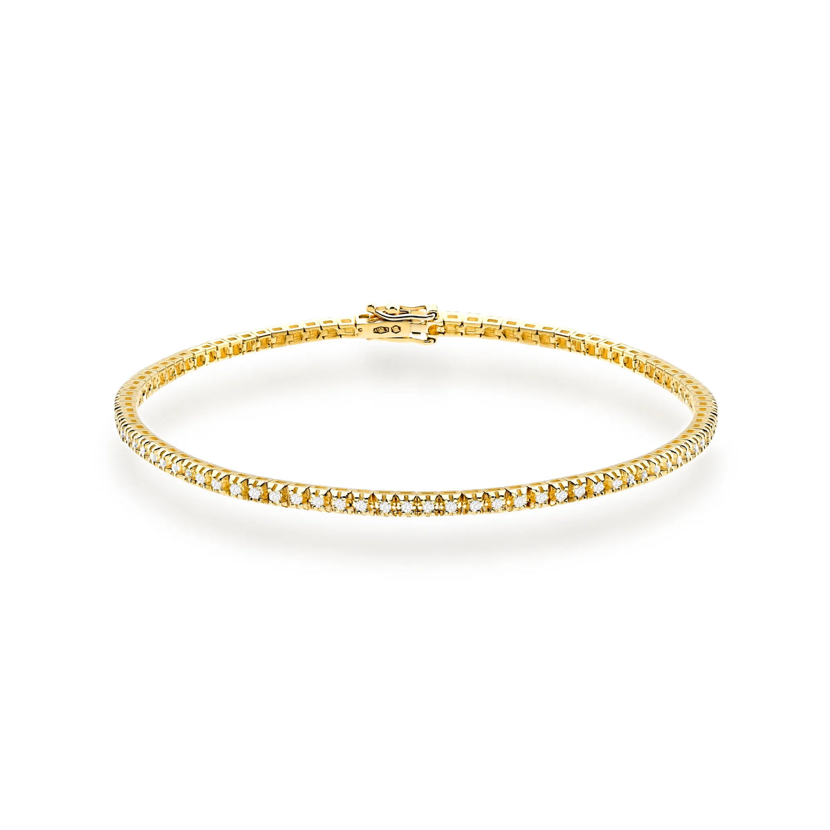 súprava zlatých náramkov s laboratórnymi diamantmi 0,505 ct b0031-ldw-02
