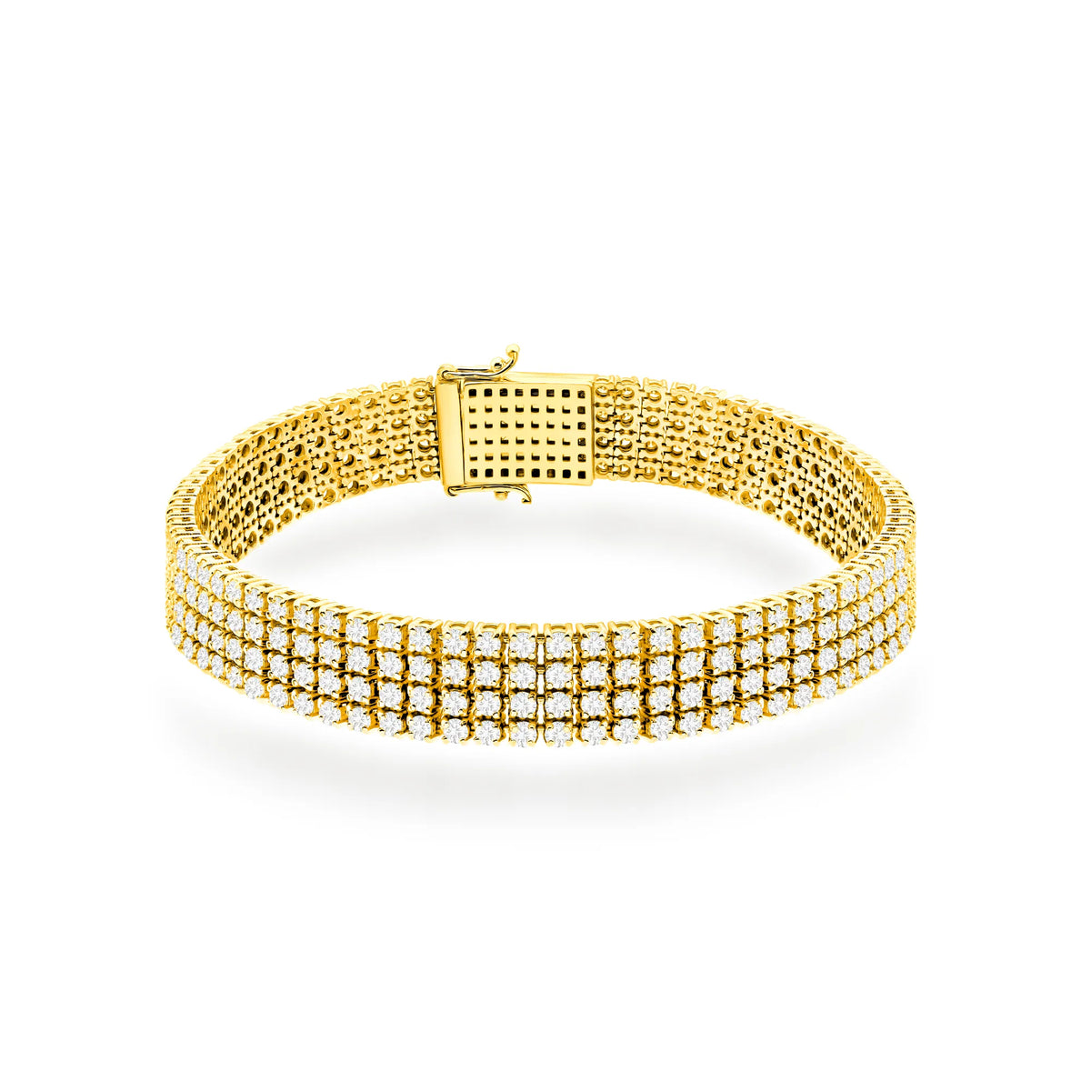 súprava zlatých náramkov so 6,00 ct laboratórnych diamantov b0036-ldw-01