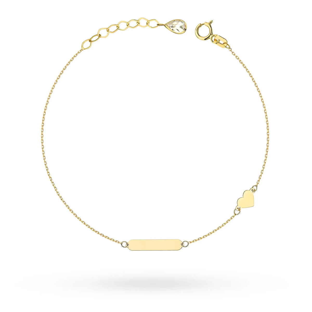 children-s-gold-bracelet-with-heart-b430-333