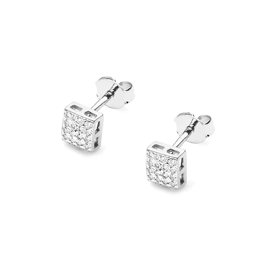 Goldohrringe mit Diamanten Celebrity