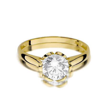 gold-ring-with-7-0mm-zirconia-cl004-333-c