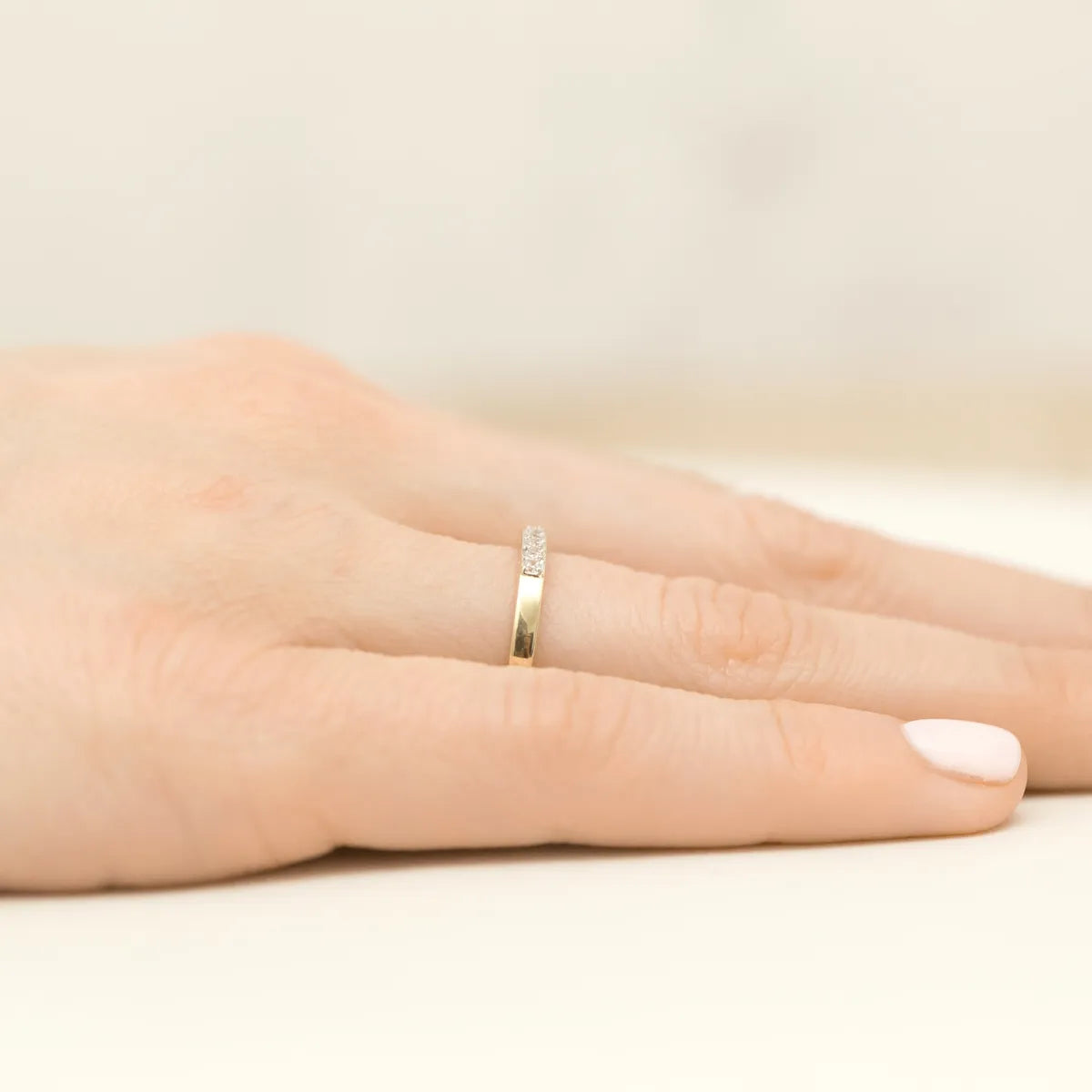 bague en or délicate avec zirconium ep096 333
