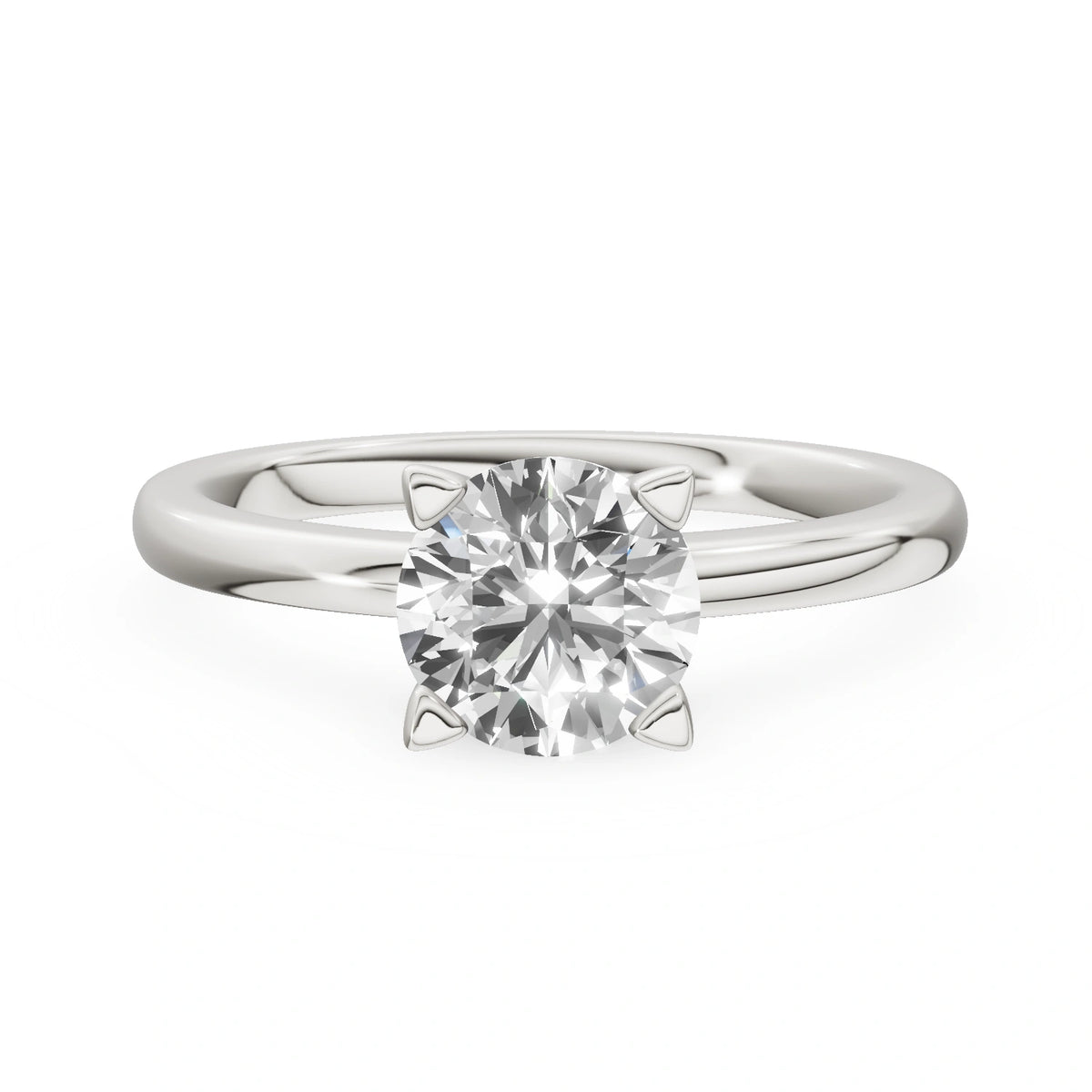 Gremari Seven Grace Verlobungsring aus Weißgold mit 1,00 ct Labordiamant – Round/Brilliant