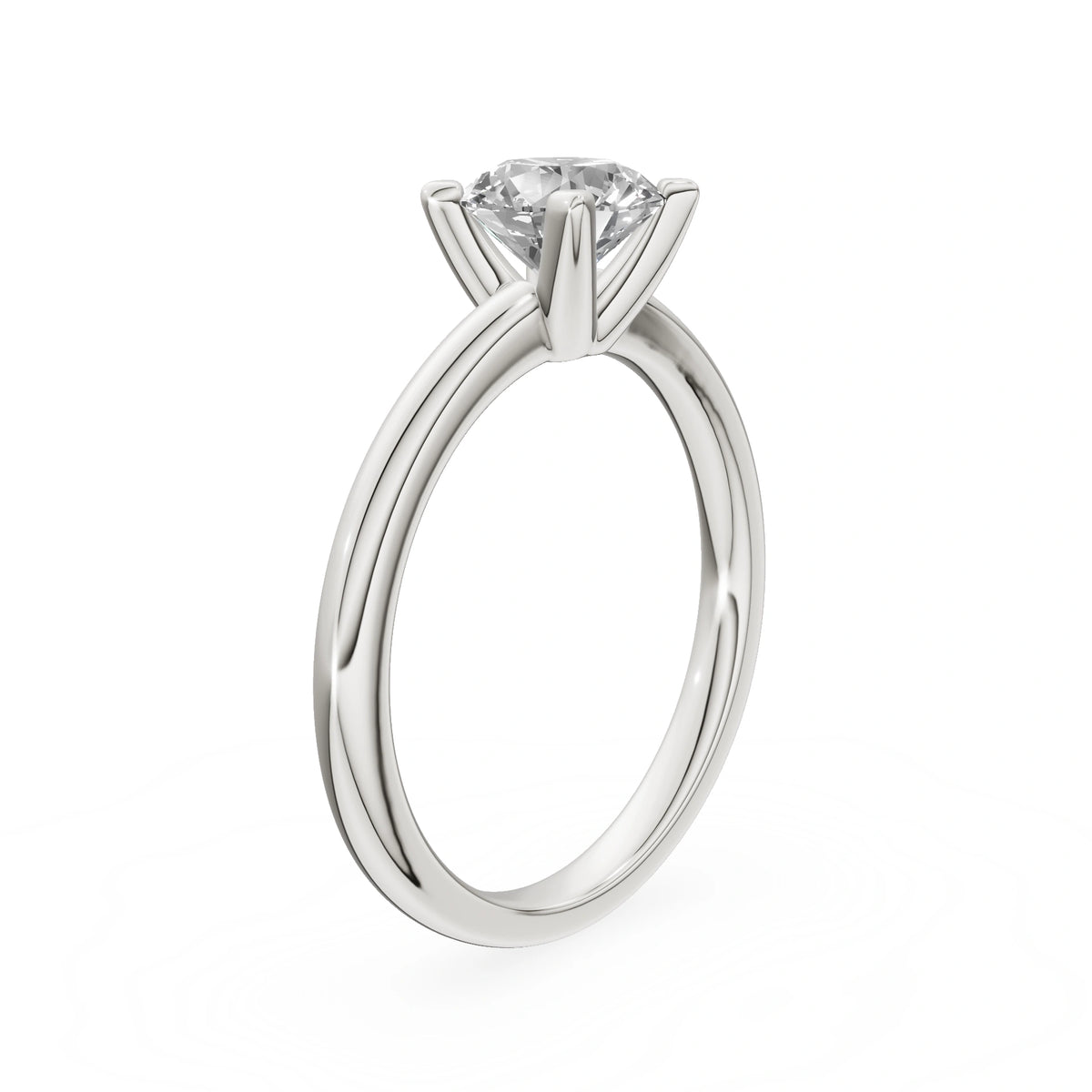 Gremari Seven Grace Verlobungsring aus Weißgold mit 1,00 ct Labordiamant – Round/Brilliant