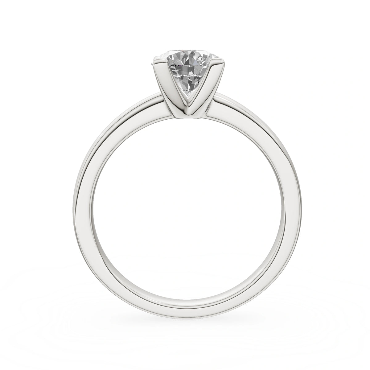Gremari Seven Grace Verlobungsring aus Weißgold mit 1,00 ct Labordiamant – Round/Brilliant