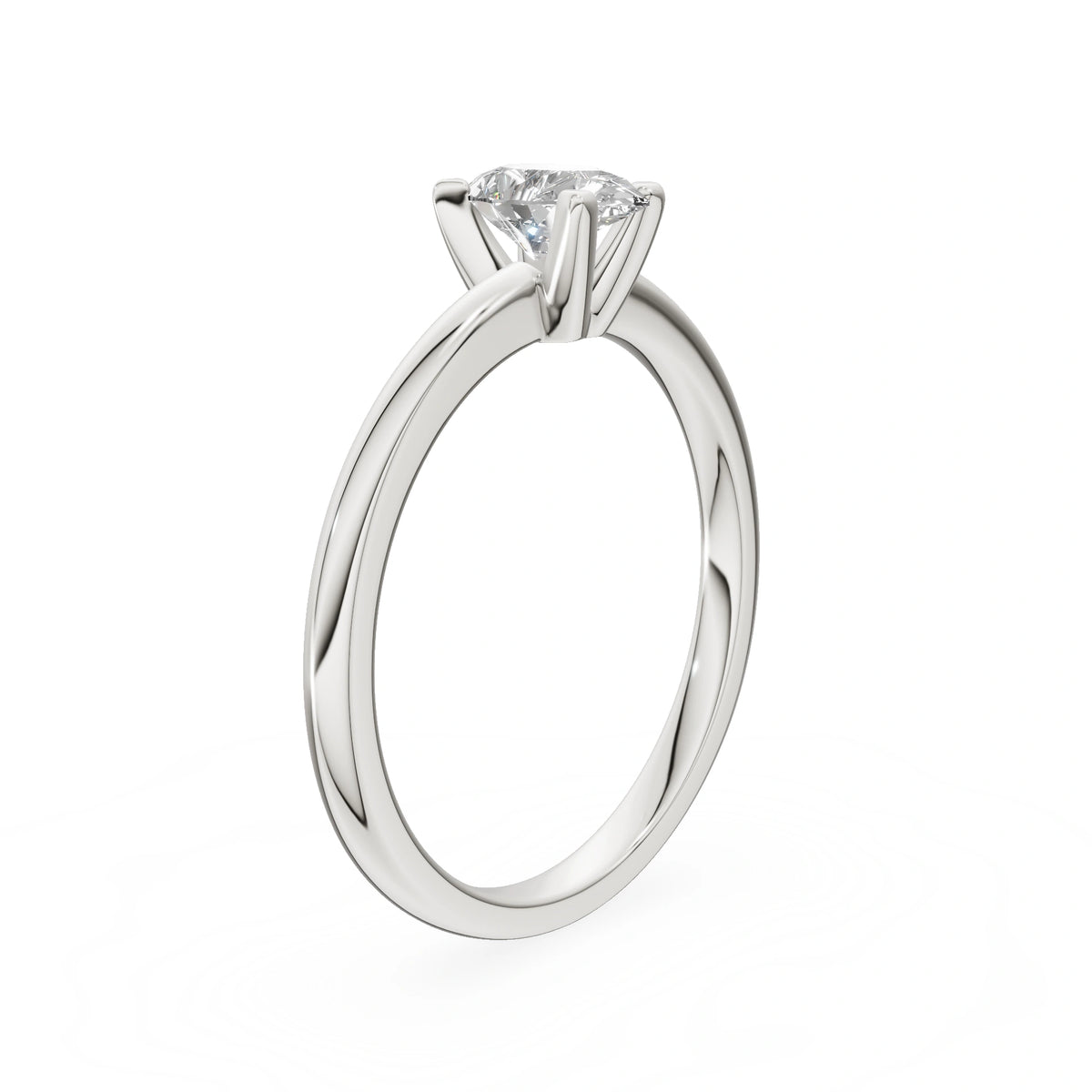 White Gold 14K (585) Engagement Ring - Gremari Seven Grace with 0,50ct Lab Grown Diamond, Pear Cut
