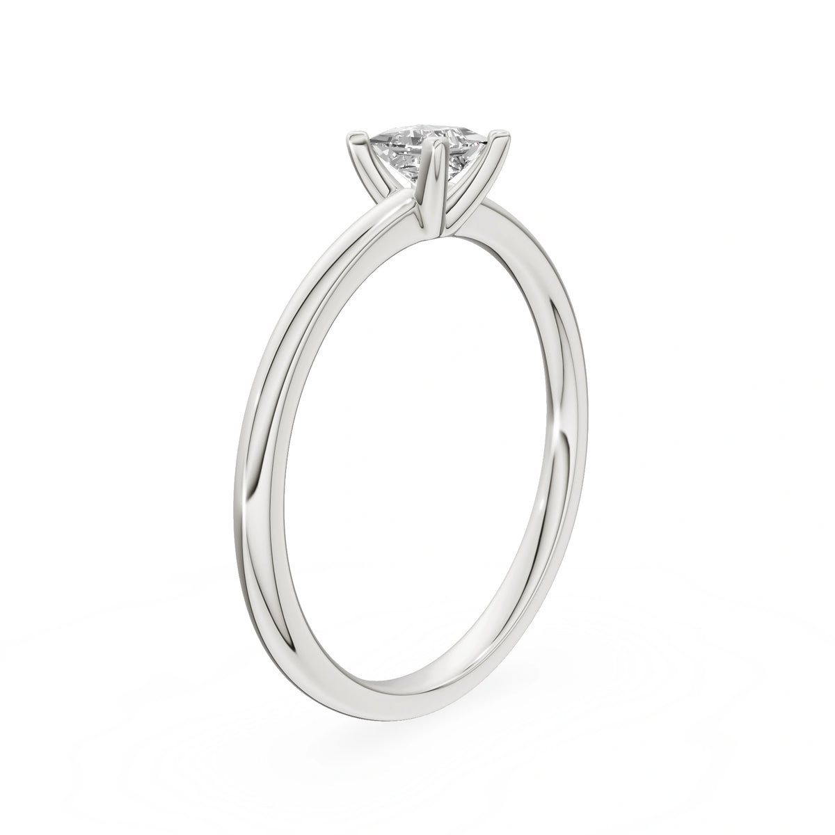 Gremari Seven Grace Verlobungsring aus Weißgold mit 0,30 ct Labordiamant – Princess