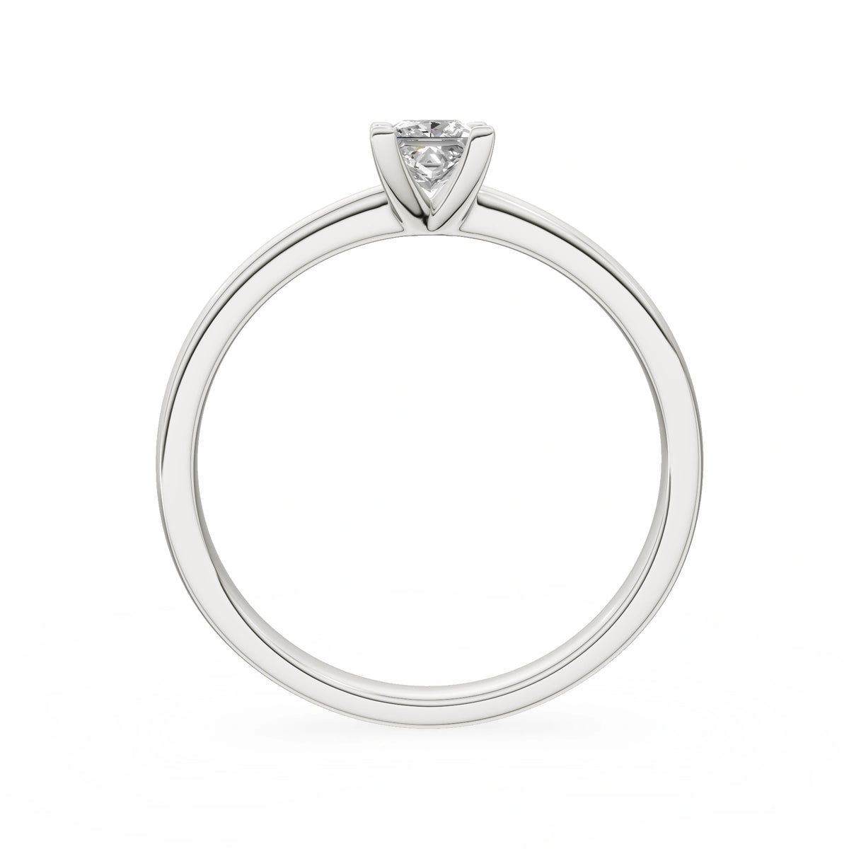 Gremari Seven Grace Verlobungsring aus Weißgold mit 0,30 ct Labordiamant – Princess