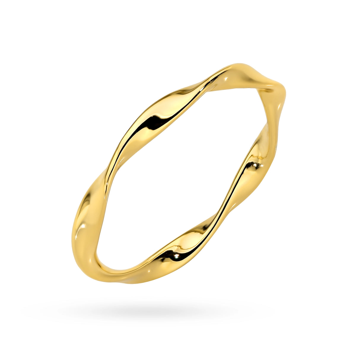 bague tissée en argent plaqué or jp087-925-z