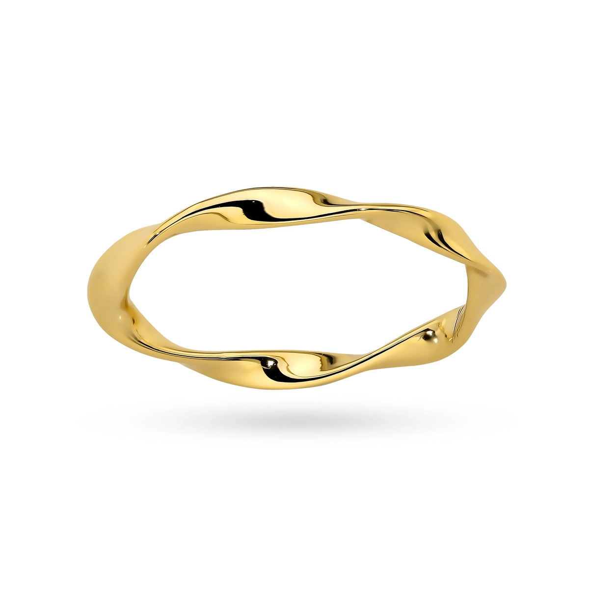 bague tissée en argent plaqué or jp087-925-z