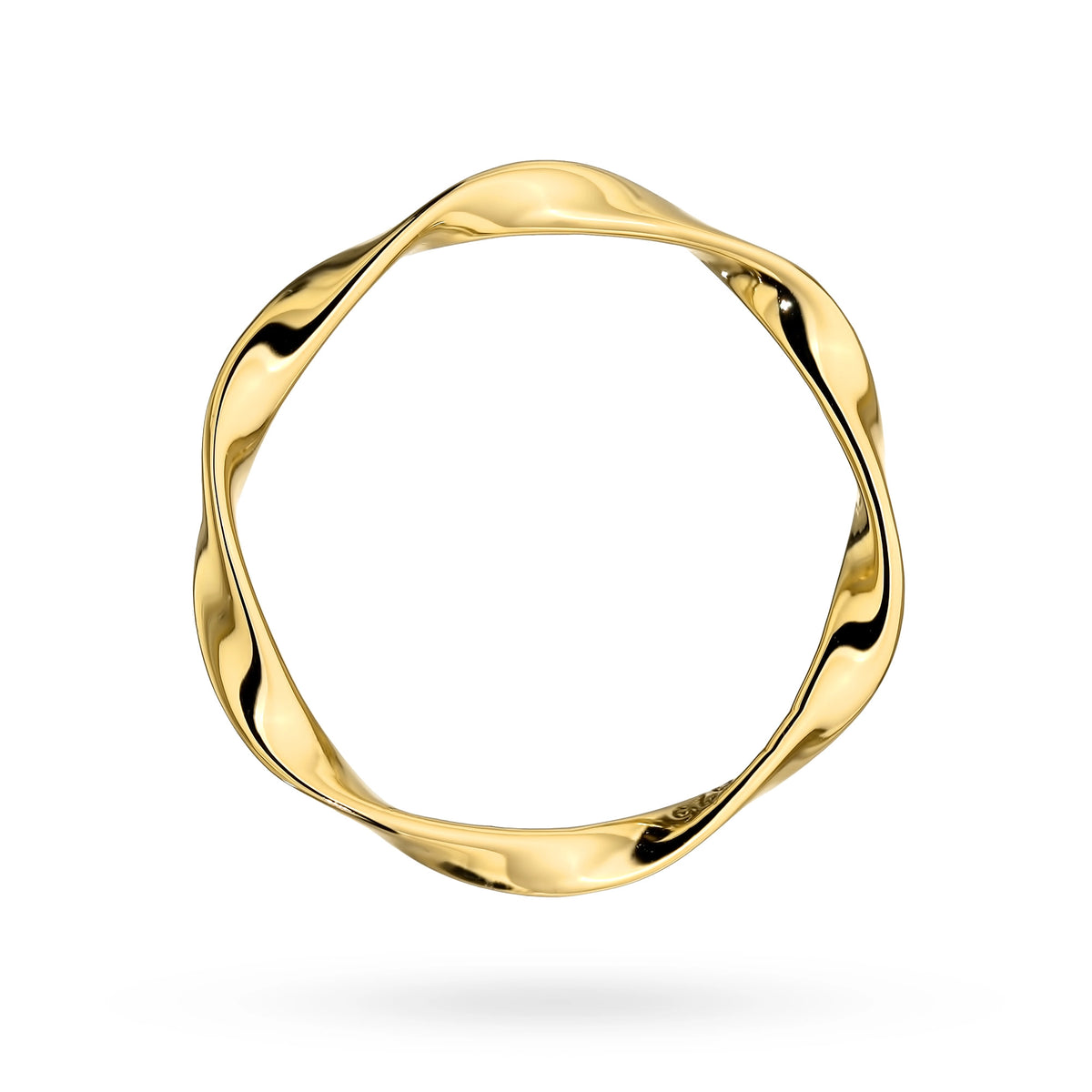 bague tissée en argent plaqué or jp087-925-z
