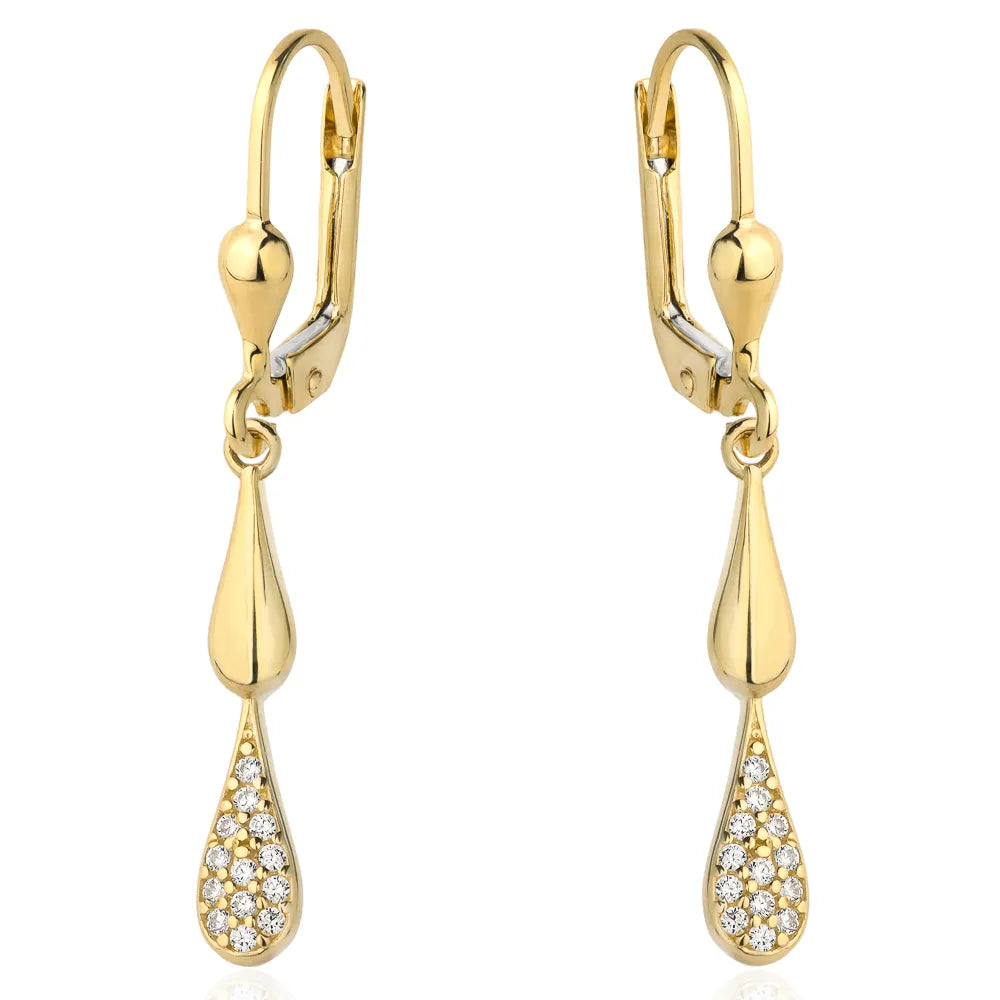 gold-earrings-with-english-clasp-with-zirconia-drops-k-gw-368-585