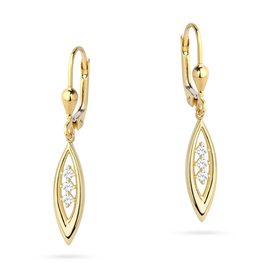 gold-earrings-with-english-clasp-with-zirconia-teardrops-k-gw-602-585