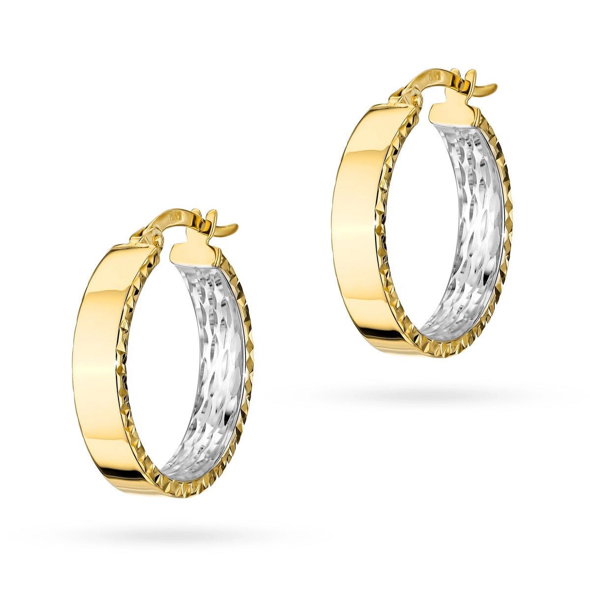 zweifarbige Gold-Creolen-Ohrringe-k-gw-688-585