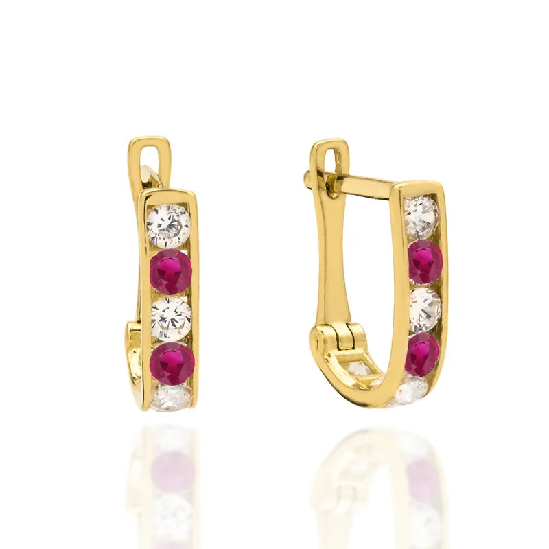 gold-english-clasp-earrings-with-zirconia-k011-333-c