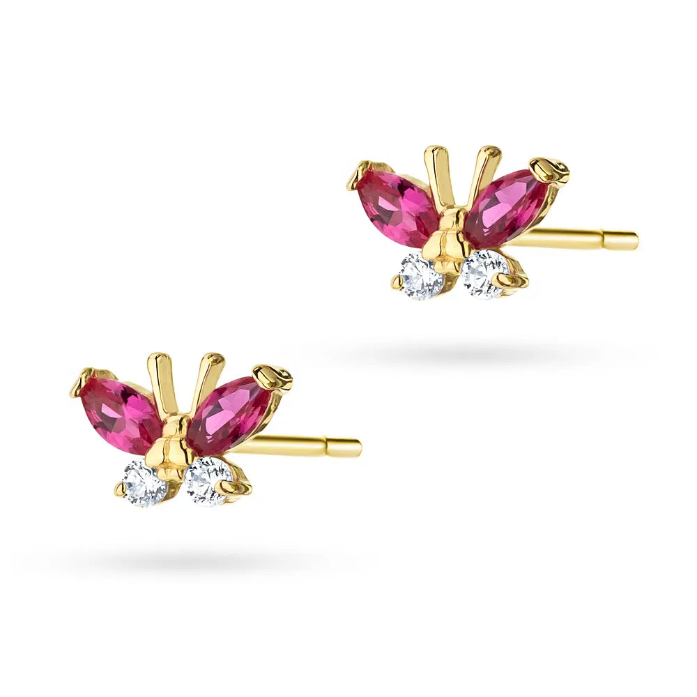 children-s-gold-stud-earrings-with-zirconia-butterfly-k013-333