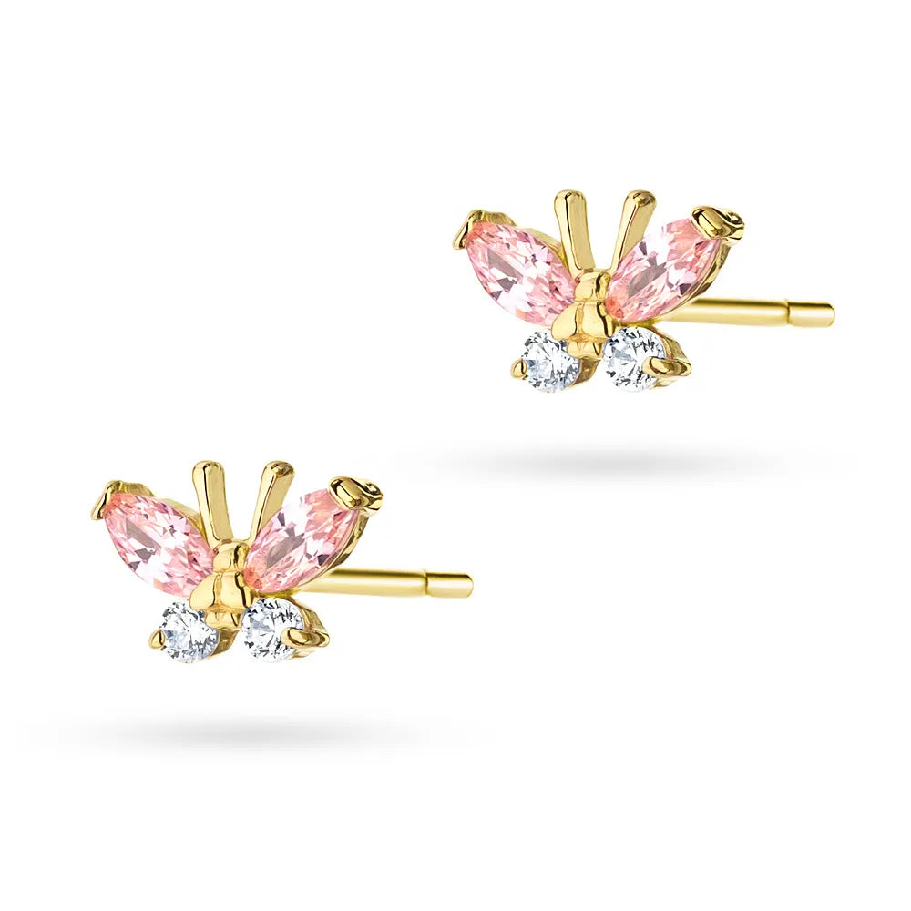 children-s-gold-stud-earrings-with-zirconia-butterfly-k013-333