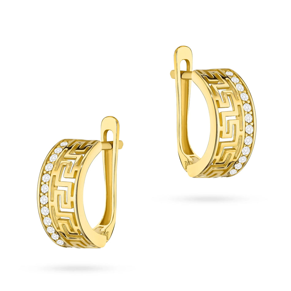 gold-english-clasp-earrings-with-zirconia-k022-14k-585-b