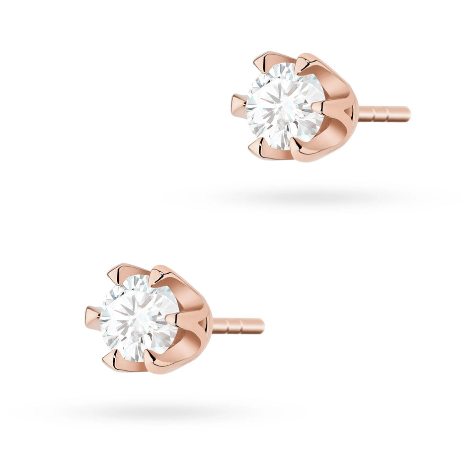 Zlaté náušnice s 0,30 ct Lab-grown diamantmi