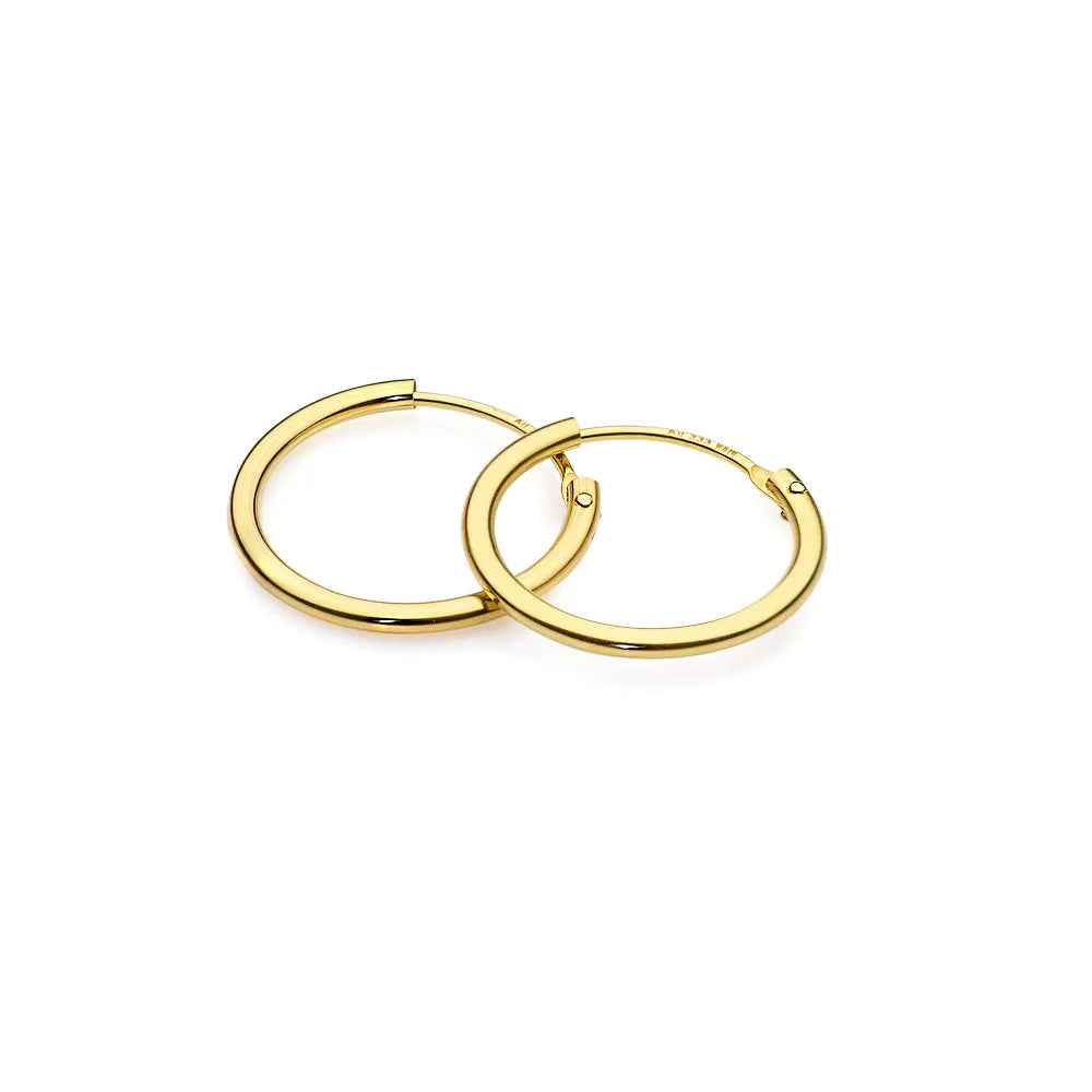 goldene Creolen-Ohrringe 1,5 cm k062 333