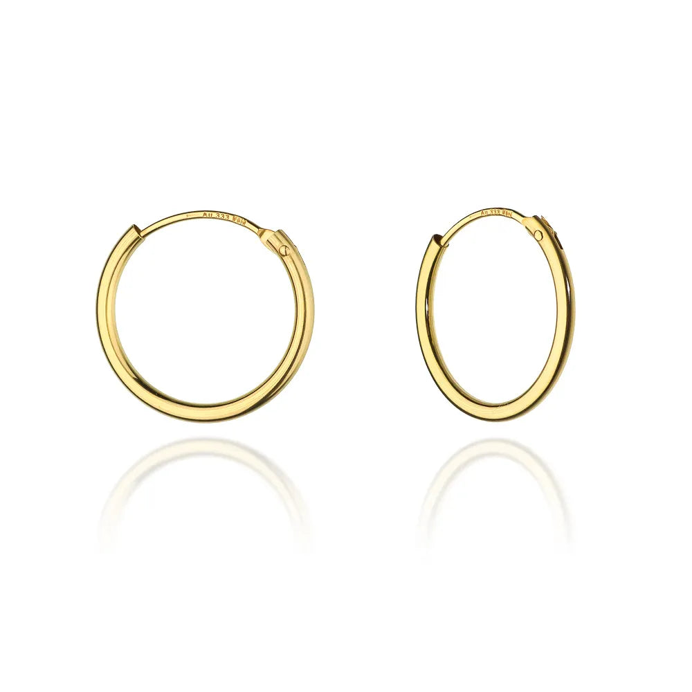goldene Creolen-Ohrringe 1,5 cm k062 333