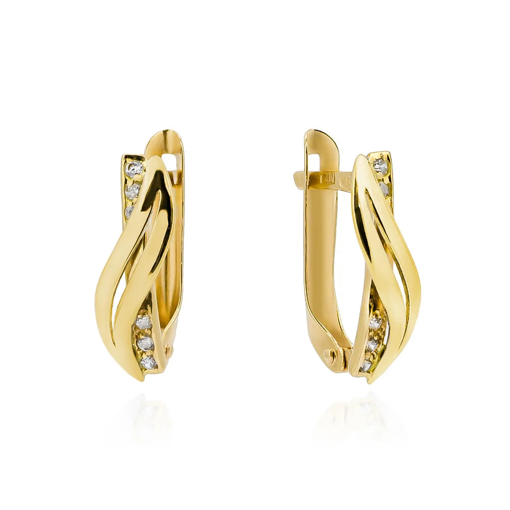 boucles-d'oreilles-à-fermoir-anglais-en-or-avec-zirconium-k100-14k-585