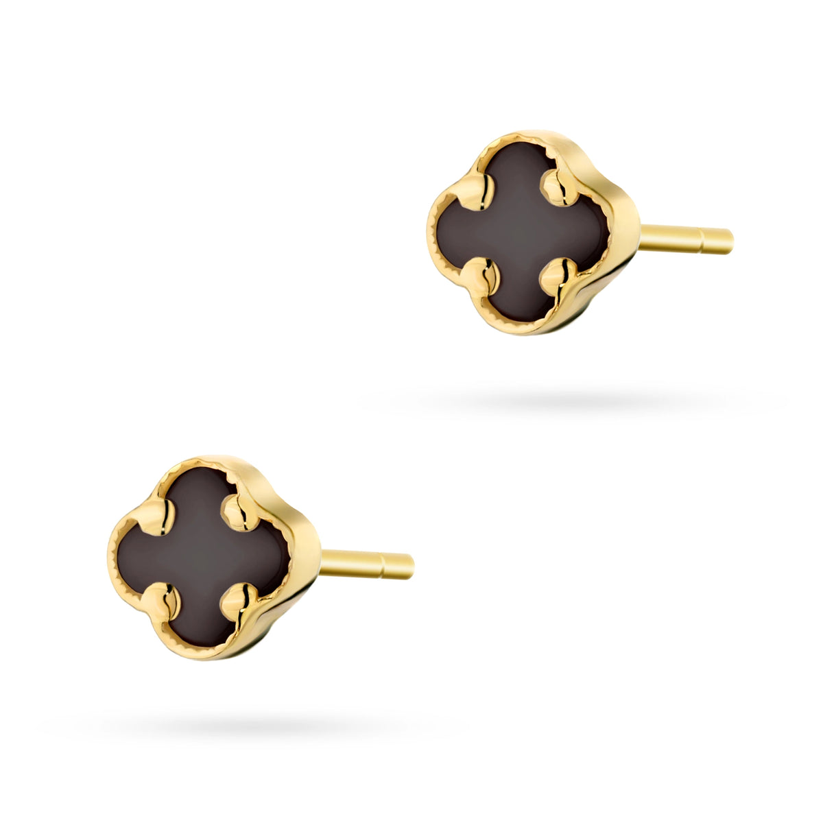 gold-stud-earrings-lucky-k105-14k-585-cz