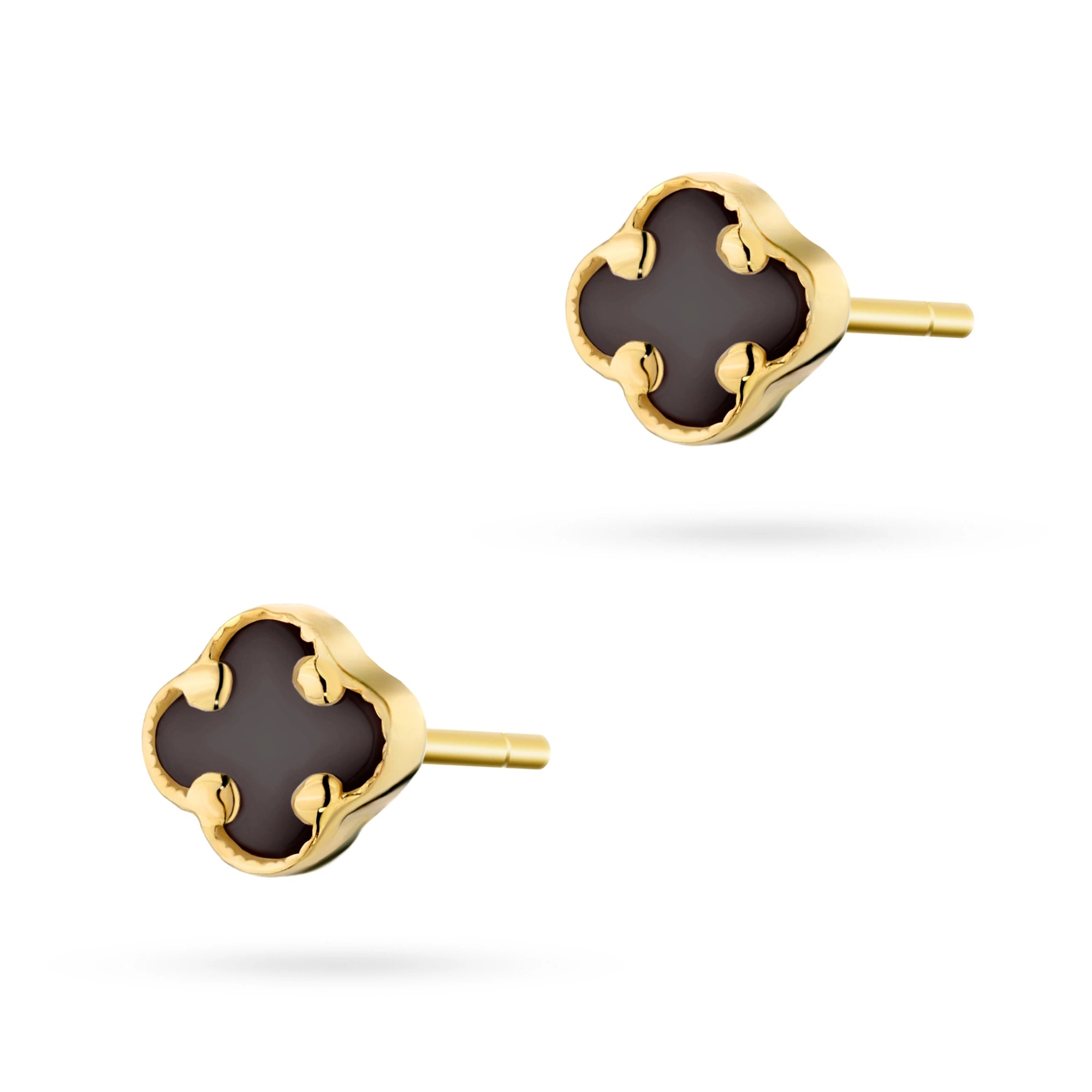 gold-stud-earrings-lucky-k105-14k-585-cz